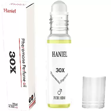 Haniel Roll on Aromatic Aquatic Perfume For Men Pheromone Attraction Formula, Pheromone Cologne for Men, Pheromones for Men, Feromonas Para Atraer Mujer, Fragrance for Men, Amazing Scent Improve Charm