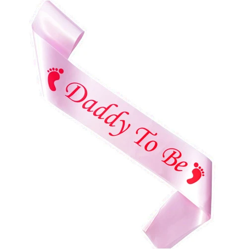 Magnusson's Garden Daddy to Be Sash for Baby Shower, Man Behind the Bump, Dadchelor Diaper Party Favor for Father to Be, New Dad Gift Ideas, Boy or Girl, Pink or Blue Gender Reveal Decorations