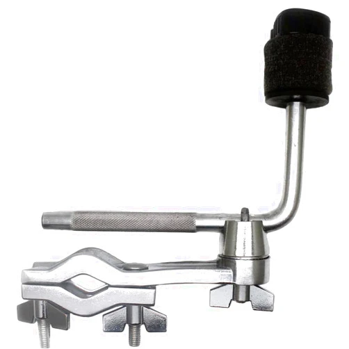 Jiayouy Drum Set Mounting Clamp Chrome Cymbal Boom Arm with Clamp Holder Bracket Percussion Instrument Accessories Silver