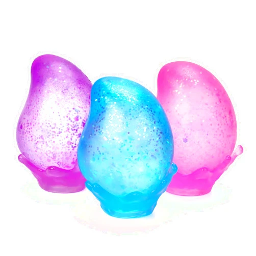 APLIST Fidget Toys Squishy Drop: 3 Pack Sensory Squeeze Toy with Glitter, High Density Super Solid Malt Sugar Filled, Stress Anxiety Relief Item for Kids Adults, Quiet Fidget Ice Drop