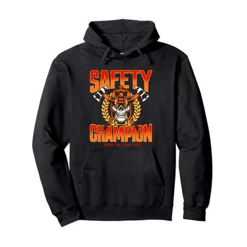 MUGAMBO HEALTH AND SAFETY MERCHANDISE Safety Champion | Safety Campaign Gift Idea for Champions Pullover Hoodie