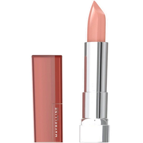 Maybelline New York Maybelline Color Sensational Lipstick, Lip Makeup, Cream Finish, Hydrating Lipstick, Nude, Pink, Red, Plum Lip Color, Nude Lust, 0.15 oz; (Packaging May Vary) 920 NUDE LUST