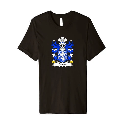 Family Crest and Coat of Arms clothes and gifts Braose Coat of Arms - Family Crest Premium T-Shirt