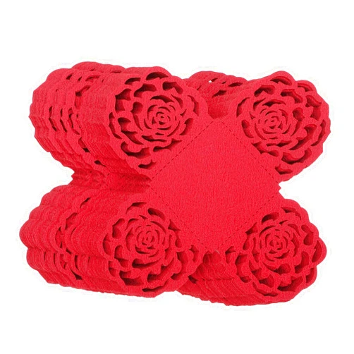 VINTORKY 50pcs Chocolate Tray Cup Cake Paper Cup Chocolate Liners Mini Truffle Cup Square Truffle Cup Gold Trays for Dessert Table Chocolate Wrapper Holder Paper Truffle Cup Tulip Candy