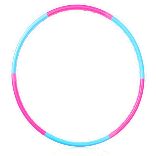 Liberry Kids Exercise Hoop, Detachable & Size Adjustable Toy Hoop, Professional Hoola Rings for Kids, Blue,pink