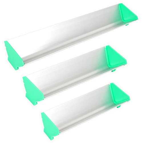 WAYASDCU 3 Pcs Dual Edge Aluminum Emulsion Scoop Coater for Silk Screen Printing Coating Tool 8'' 10'' 16'', Screen Printing Supplies, 3 Sizes