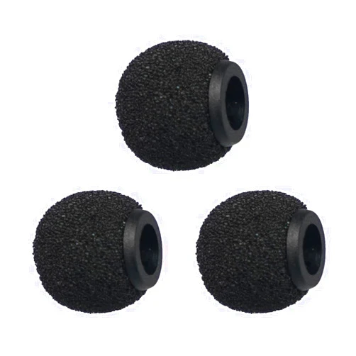 Kicada Foam Mic Covers Foam Lavelier Windscreen, Lapel Microphone Foam Cover for Sony Lavalier Microphone Windscreen Replacement Foam Windscreen, Pack of 3