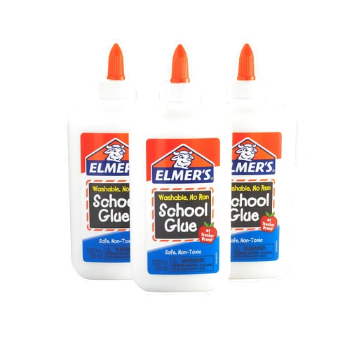 Elmer's Liquid School Glue, White, Washable, 7.625 Ounces, 3 Count Slime Kit