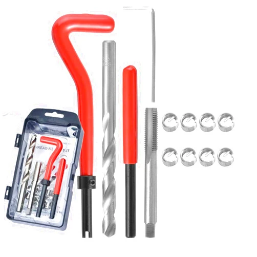 JoyTube Thread Repair Kit, Stainless M14 x 1.25mm Thread Repair Insert Kit Compatible Hand Tool Set for Auto Repairing
