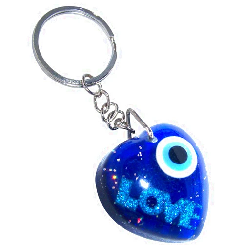 DesignedDazzle Evil Eye Keychain Fatima Protection Charm Key Holder Good Luck