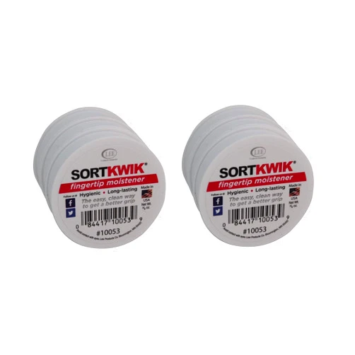Lee Products Co. LEE 10053 Sortkwik Fingertip Moisteners, 3/8 oz, Pink, Sold as 6 Pack