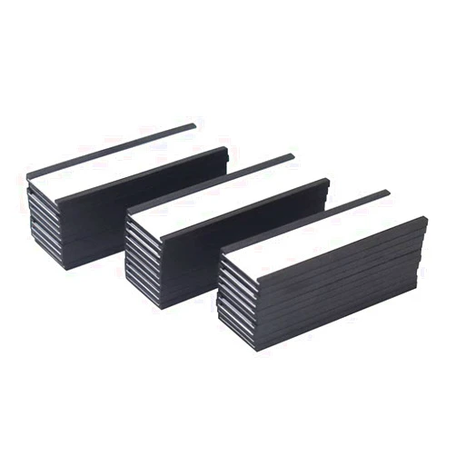 MVISUAL C Channel Magentic Label Holders 1x3 Inches with Paper Inserts and Clear Plastic Protectors, Pack of 30, Magnetic Data Card Holders File Cabinet Labels