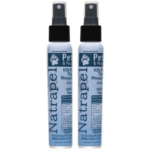 Natrapel Essential Oil Insect Repellent for Pets and People Uncarded - 2 Pack