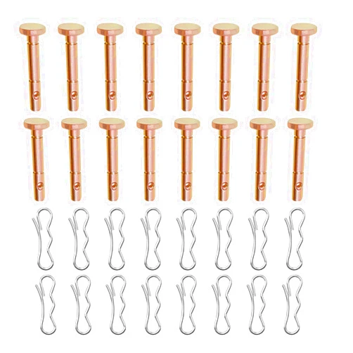 Aynaxcol 738-04124 16 Pcs Shear Pin Kit, 738-04124A Shear Pins 714-04040 Split Pins for Snow Blowers Replacement for Craftsman Replacement for MTD Replacement for Huskee 738-04124A 938-04124A