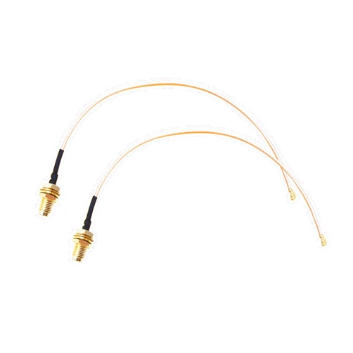 Rydocyee IPEX UFL to RP-SMA Female Bulkhead 8 Inches RG178 WiFi Pigtail Coaxial Cable Connecting SMA Antenna to 4G 5G Router, Modem, MiFi Hotspot, Mini PCIE Wireless Card, WiFi Motherboard - 2 Pack