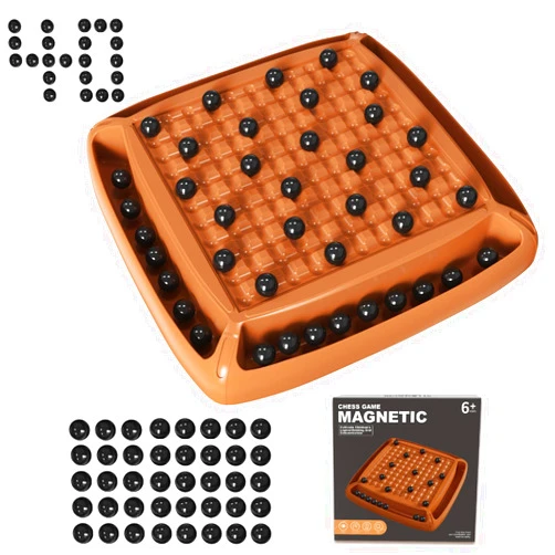 Hcusus Magnet Game, Magnetic Game Board Games for Kids 8-12 and Adults, Magnet Chess Set Family Games Ideal for Family and Friend Games Night, 2-4 Players