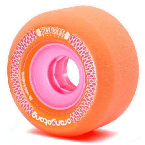 Orangatang Beefcake 73 mm Freeride Longboard Skateboard Wheels (Set of 4)