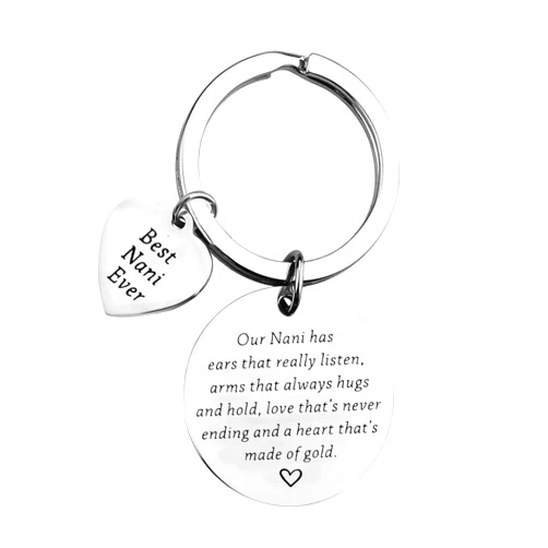 BLEOUK Nani Jewelry Mother’s Day Gift Birthday Gift for Grandma Nani