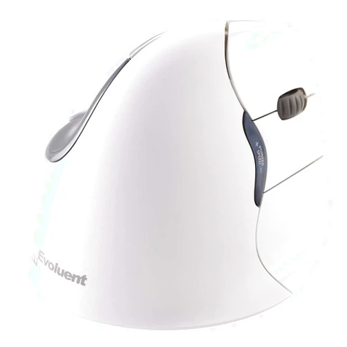 Evoluent VM4RB VerticalMouse 4 Right Hand Ergonomic Mouse with Bluetooth Connection for Mac OS (Regular Size)