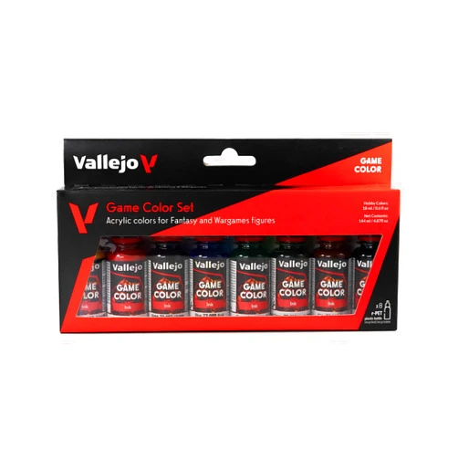 Vallejo - Game Color Range Inks Colors | Enhance, Shade, Unify and Modify Tones | Miniature Model Paints | Acrylic Paint Set Colors for Fantasy and Wargames Figures | 8 Bottles x 18 ml (0.6 oz.fl)