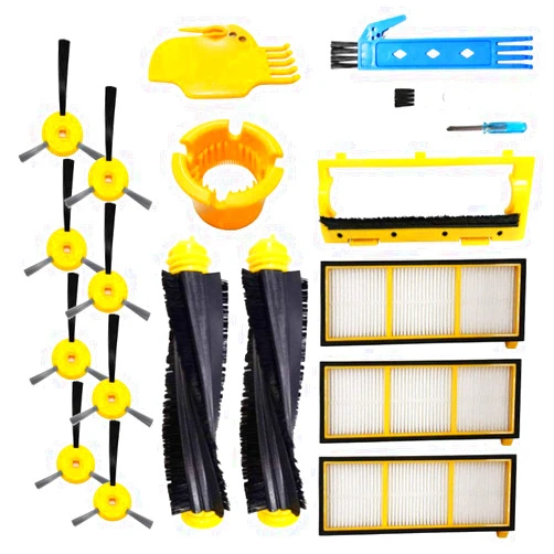 Theresa Hay Filter and Brushes, Brushes Cover Replacement Kit for Shark ION Robot RV750, RV720, RV700, RV750C, RV755,Replaces Part # RVFFK700