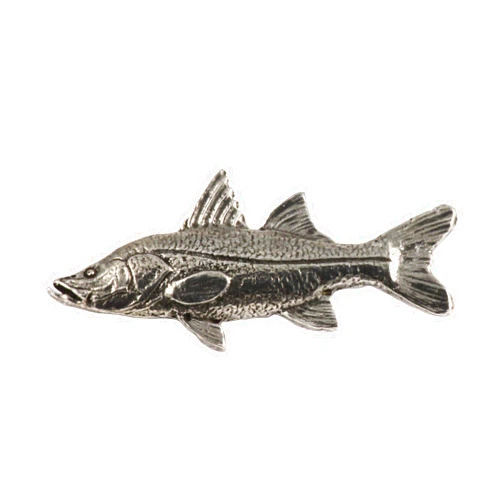 Creative Pewter Designs Handcrafted Antique Pewter Snook Large Magnet Gift for Fishermen Home Office Lodge Refrigerator Whiteboard Locker - Made in United States - SKU S027MAG