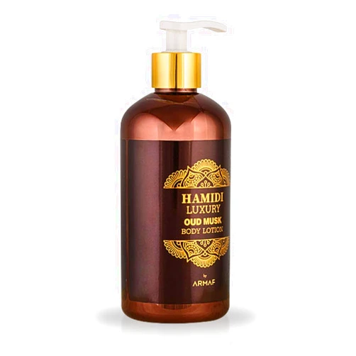 Hamidi Luxury Oud Musk Body Lotion For Women 500ML (16.9 OZ) Ultra Moisturizing Lotion For Dry Skin Nourishing And Replenishes Dry Skin A Sweet Fragrance, Body Lotion for Radiant Skin