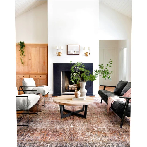Loloi Chris Loves Julia Jules Collection JUL-02 Terracotta/Multi 2'-3'' x 3'-9'', .13