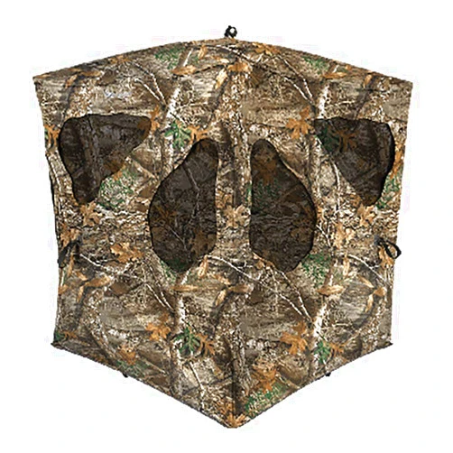 Ameristep Silent Brickhouse Ground Blind Mossy Oak Break Up