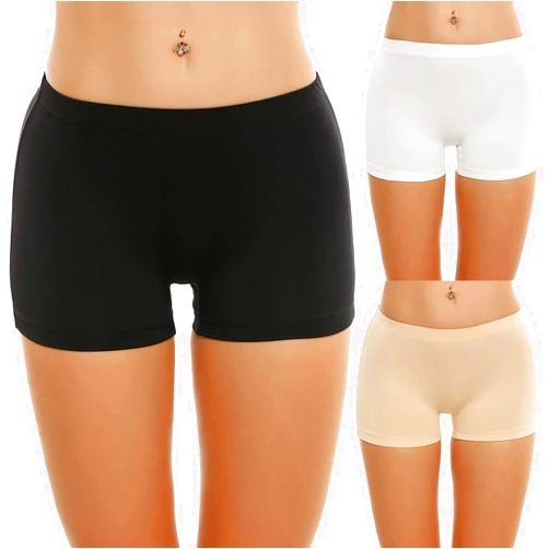 Ekouaer Boyshort Panties Women's Soft Underwear Briefs Invisible Hipster 3 Pack Seamless Boxer Brief Panties S-XXL