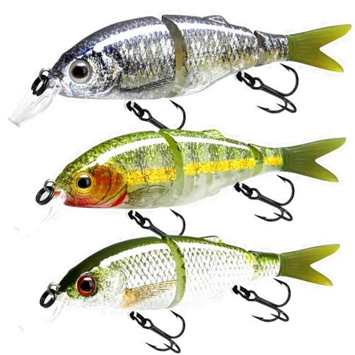 TRUSCEND Fishing Lures for Freshwater and Saltwater, Lifelike Swimbait for Bass Trout Crappie, Slow Sinking Bass Fishing Lure, Amazing Fishing Gifts for Men, Must-Have for Family Fishing Gear