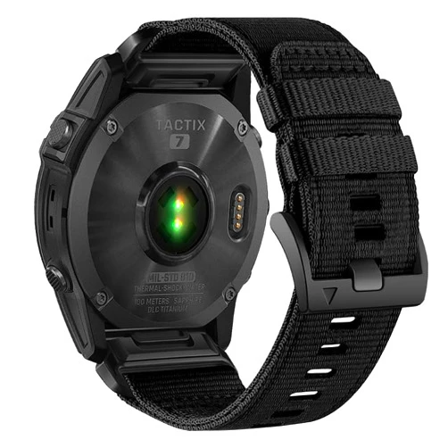 AHXLL 26mm Quickfit Watch Band Compatible with Garmin Fenix 7X/ Fenix 6X/ Fenix 5X/ Enduro 2, Rugged Nylon Sport Strap for Garmin Fenix 7X Pro Sapphire Solar/ 6X Pro/5X Plus/Tactix 7