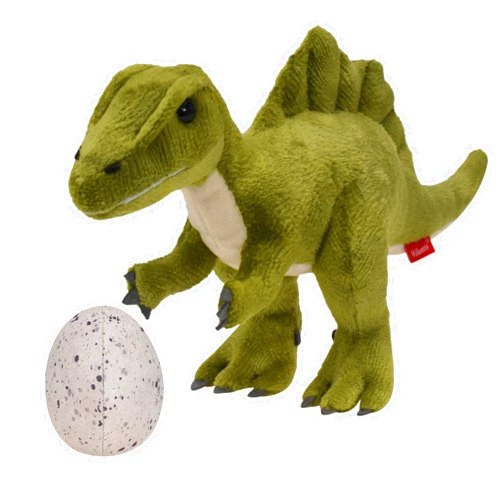 Wilomis Baby Dinosaur Stuffed Animal - Stuffed Dino Green Dinosaur Plush Toy, Small Spinosaurus with Egg Soft Stuffed Dinosaurs for Boys 3-5 Kids Birthday Gift