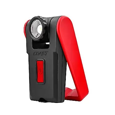 Coast PM200 500 Lumen ALKALINE-DUAL POWER LED Work Light with PURE BEAM TWIST FOCUS and 360-Degree Rotating Magnetic Handle