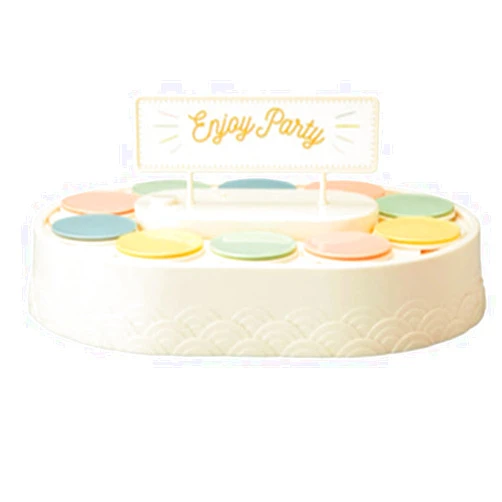 Balit Rotating Cupcakes Machine Electric Automatic Display Table Swing Tray Birthday Party Gifts Kids (plastic/plastic 2)