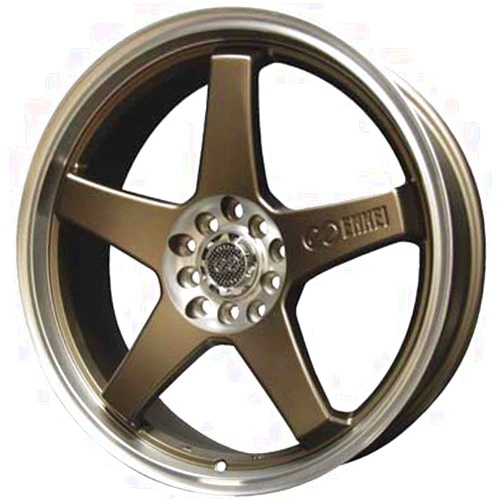 ENKEI - ev5 - 17 Inch Rim x 7 - (5x100/5x4.5) Offset (45) Wheel Finish - matte bronze with machined lip