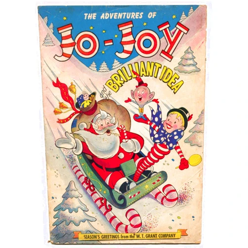 Adventures of Jo-Joy 1950- Santa Claus cover- Brilliant Idea