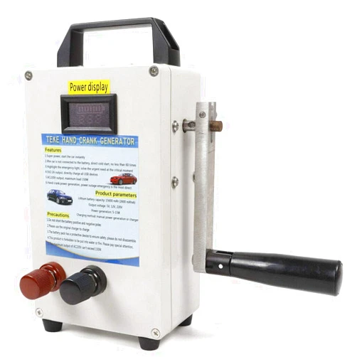 DYRABREST Portable Hand Crank Generator DYRABREST Manual Hand Crank Generator Charger portable Portable Emergency power supply