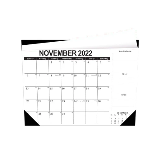 Kyweel 2022 Desk Calendar, Monthly Desk Calendar/Wall Calendar Combo, 17