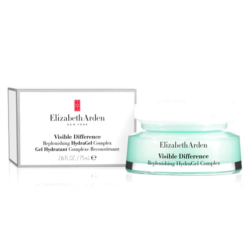 Elizabeth Arden Visible Difference Replenishing HydraGel Complex, Oil-Free Daily Face Moisturizer for Women, Prevents Moisture Loss, Dermatologist and Clinically Tested, 2.5 Oz