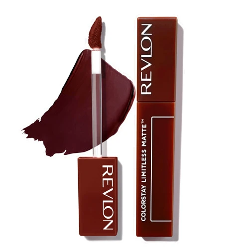 REVLON Lipstick, ColorStay Limitless Matte Liquid Lipstick, Vegan Formula, No-Budge Matte, Longwear Lipstick, Long Lasting, Lightweight/Comfortable, Waterproof, 016 Extra Shot, 0.17 fl oz