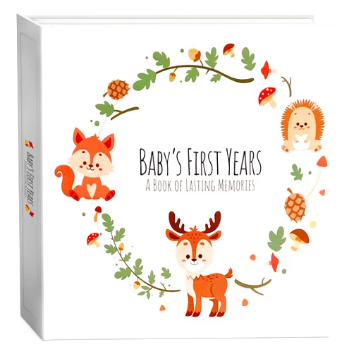 Generic Baby Book Simple and Minimalist, Baby Memory Book Covering Five Years, Baby Book Keepsake Gender Neutral for the Baby and the Family, Baby Photo Albums Capturing Milestones and Lasting Memories