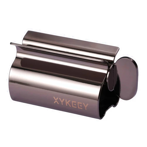 XYKEEY Toothpaste Squeezer Tube Squeezer - Toothpaste Squeezer Roller Tube Squeezer Tool, Rolling Tooth Pastetooth Paste Squeeze Dispenser Tube Wringer, 1 Pack (Black)