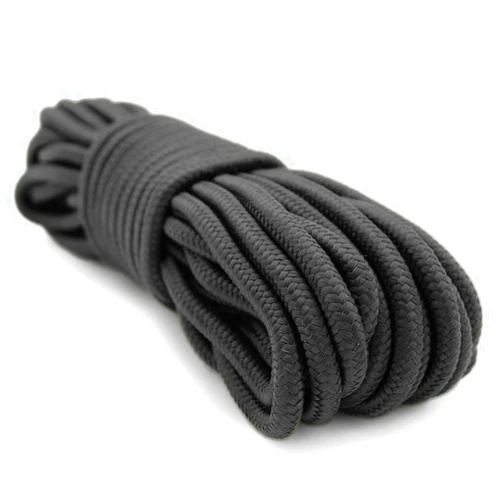 Yitongxing 9MM(3/8inch) Nylon Braided Rope,100 Foot Multi-Purpose Rope,Diamond Braid Utility Rope Twine for Pull, Swing,Knot,Garden,Farm, Home,Indoor and Outdoor,Black