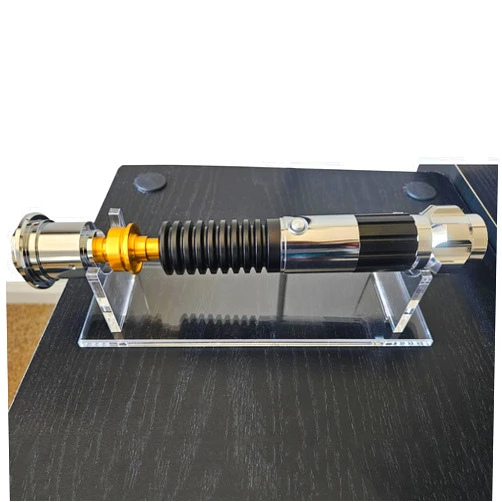 WANLIAN Lightsaber Stand Sword Stand Desktop Acrylic Lightsaber Stand Sword Stand Fixed Stand Decorative Sword Stand Display Stand (Transparent)