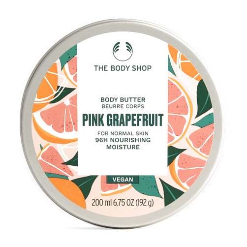The Body Shop Pink Grapefruit Body Butter – Nourishing & Moisturizing Skincare for Normal Skin – Vegan – 6.75 oz