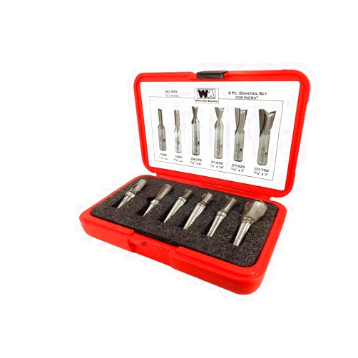 Whiteside Router Bits 605 Incra Set with 1/2-Inch Shank