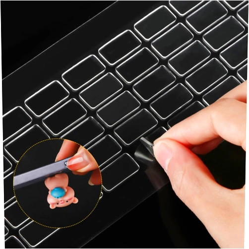 PEUTIER 400pcs Mounting Putty, Clear Removable Sticky Putty Double Sided Adhesive Dots Small Square No Trace Nano Tack Putty for Wall Hanging Poster Crafts Festival Party Decorations