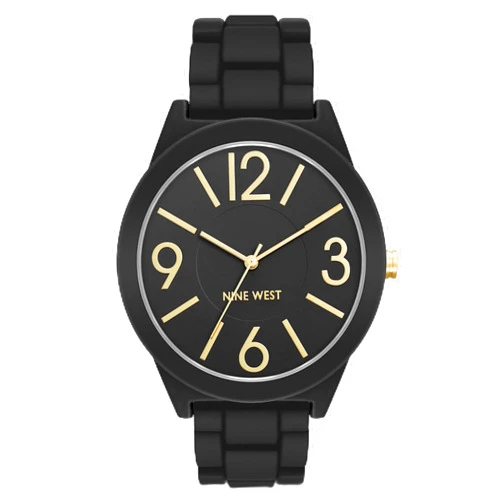 Nine West Women's Rubberized Bracelet Watch, NW/1678