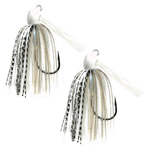 Reaction Tackle Tungsten Swim Jig for Bass Fishing - Weedless Design with 97% Pure Tungsten Jig Head and Silicone Skirt - Fishing Tackle for Pike, Walleye and Muskie and More (2-Pack)